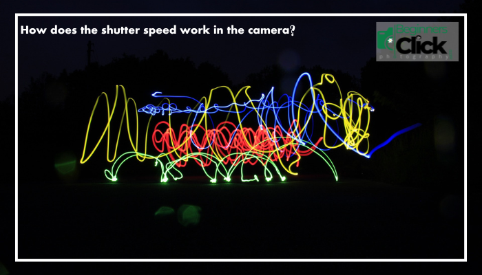 Illustration of camera shutter operation